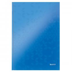 Leitz WOW Notebook A4 ruled with hardcover 80 sheets Blue Pack of 6