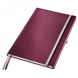 Leitz Style Notebook A4 ruled with hardcover 80 sheets Garnet Red Pack of 5