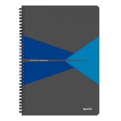 Leitz Office Notebook A4 ruled wirebound Blue Pack of 5