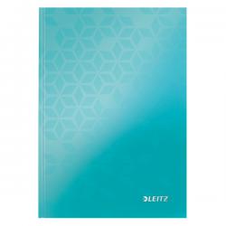 Leitz WOW Notebook A5 ruled with hardcover 80 sheets Ice Blue Pack of 6