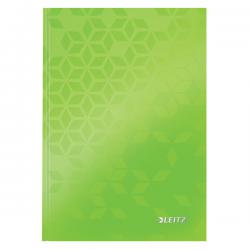 Leitz Notebook A5 ruled with hardcover 80 sheets Green Pack of 6