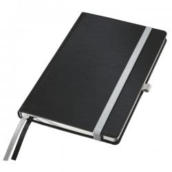 Leitz Style Notebook Hard Cover A5 ruled satin black Pack of 5