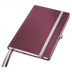 Leitz Style Notebook Hard Cover A5 ruled garnet red Pack of 5