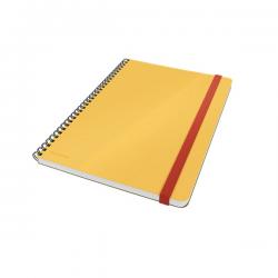 Leitz Cosy Notebook Soft Touch Ruled Wirebound Warm Yellow