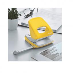 Leitz NeXXt WOW Metal Office Hole Punch 30 sheets Yellow