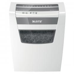 Leitz IQ Home Office Paper Shredder 10 sheets 23 Litre bin P4 cross cut White