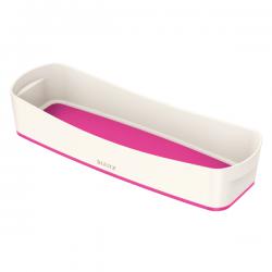 Leitz MyBox WOW Organiser Tray Long Storage White/pink Pack of 4