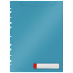 Leitz Cosy Privacy High Capacity Pocket File A4 Calm Blue Pack of 12