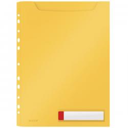 Leitz Cosy Privacy High Capacity Pocket File A4 Warm Yellow Pack of 12