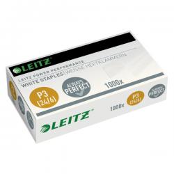 Leitz Power Performance P3 Staples 24/6 White Pack of 1000 X 10 Packs