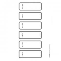 Leitz Lever Arch Files PC Printable Self-adhesive Spine Labels Grey Pack of 60