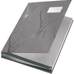 Leitz Design Signature Book with 18 Card Dividers A4 Grey