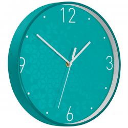 Leitz WOW Silent Wall Clock Ice Blue