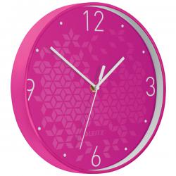 Leitz WOW Silent Wall Clock Pink