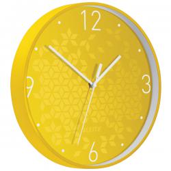 Leitz WOW Silent Wall Clock Yellow