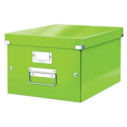 Leitz WOW Click & Store Medium Storage Box With metal handles Green