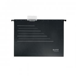 Leitz Alpha Recycle Card Suspension File V-base A4 Black Pack of 10