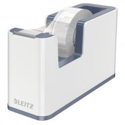 Leitz WOW Tape Dispenser Heavy Base Tape Included Pearl White/Grey