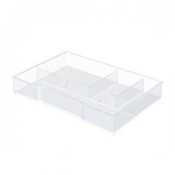 Leitz Organiser Tray for Plus and WOW Drawer Cabinets Transparent Pack of 6