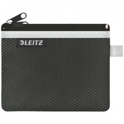 Leitz WOW 2-pocket Travel Pouch S Size: 14x10.5cm Black Pack of 10