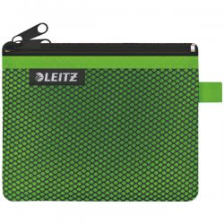 Leitz WOW 2-pocket Travel Pouch S Size: 14x10.5cm Green Pack of 10