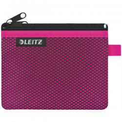 Leitz WOW 2-pocket Travel Pouch S Size: 14x10.5cm Pink Pack of 10