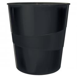 Leitz WOW Waste Bin 15 litre capacity Black