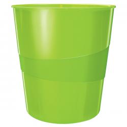 Leitz WOW Waste Bin 15 litre capacity Green