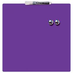 Nobo Mini Magnetic Whiteboard Coloured Tile 360mmx360mm Purple