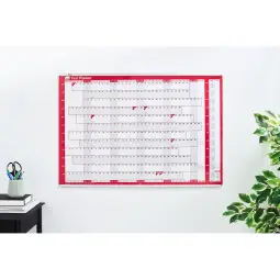 Nobo Aluminium Chart Track Two Rails Upper and Lower For 915mm Planner Chart (Pack 2)