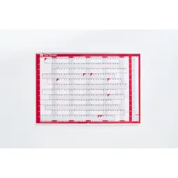 Nobo Aluminium Chart Track Two Rails Upper and Lower For 915mm Planner Chart (Pack 2)