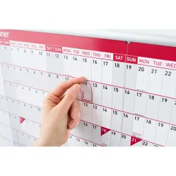Nobo Aluminium Chart Track Two Rails Upper and Lower For 915mm Planner Chart (Pack 2)