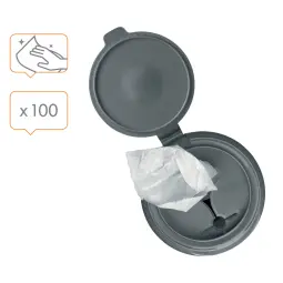 Nobo Plastic-free Whiteboard Cleaning Wipes - Pack 100