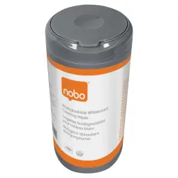 Nobo Plastic-free Whiteboard Cleaning Wipes - Pack 100