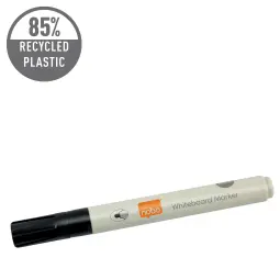 Nobo Whiteboard Pens, Bullet Tip Marker - 4 Pack