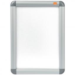 Nobo A4 Snap Frame Poster Holder Signage Display or Wall Notice Board Silver