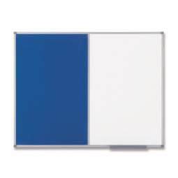 Nobo Classic Combination Board Drywipe and Felt 1200x900 mm White/Blue