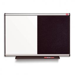 Nobo Combination Board with Magnetic Drywipe Board and Black Foamboard