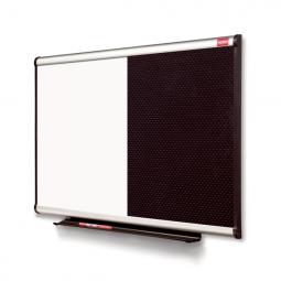 Nobo Combination Board with Magnetic Drywipe Board and Black Foamboard