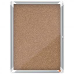 Nobo Premium Plus Cork Lockable Notice Board 4xA4