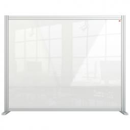 Nobo Premium Plus Clear Acrylic Desk Divider Screen 1200x1000mm