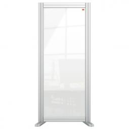 Nobo Premium Plus Clear Acrylic Desk Divider Screen 400x1000mm