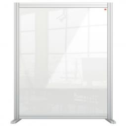 Nobo Premium Plus Clear Acrylic Desk Divider Screen 800x1000mm