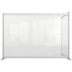 Nobo Premium Plus Desk Divider Screen Clear Acrylic Extension 1400x1000mm