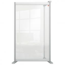 Nobo Premium Plus Desk Divider Screen Clear Acrylic Extension 600x1000mm