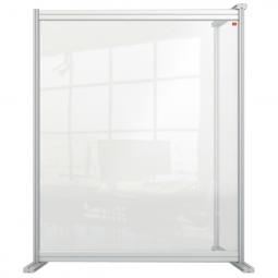 Nobo Premium Plus Desk Divider Screen Clear Acrylic Extension 800x1000mm