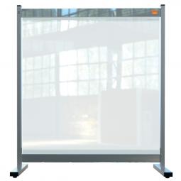 Nobo Premium Plus Clear PVC Protective Desk Divider Screen 770x860mm