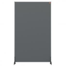 Nobo Impression Pro Desk Divider Screen Felt Surface 600x1000mm Grey