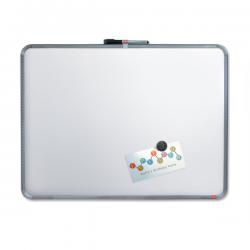 Nobo Small Magnetic Whiteboard Slim Silver Frame 580x430mm