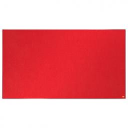 Nobo Impression Pro Widescreen Felt Notice Board 1220x690mm Red